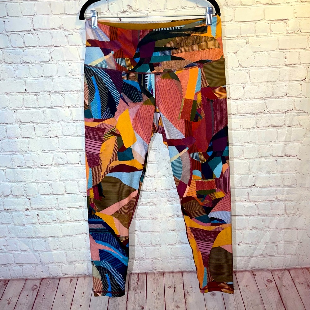PRANA 7/8 Printed Yoga Leggings